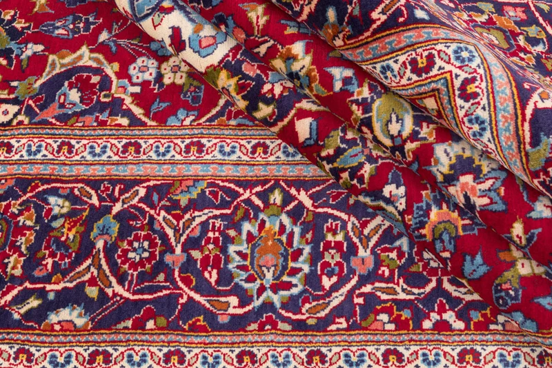 Perserteppich - Keshan - 205 x 322 cm - rot