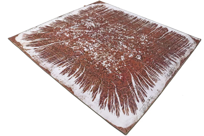 Designer Teppich - 270 x 288 cm - rost