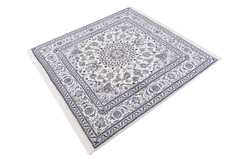 Perserteppich - Nain quadratisch - 197 x 197 cm - creme