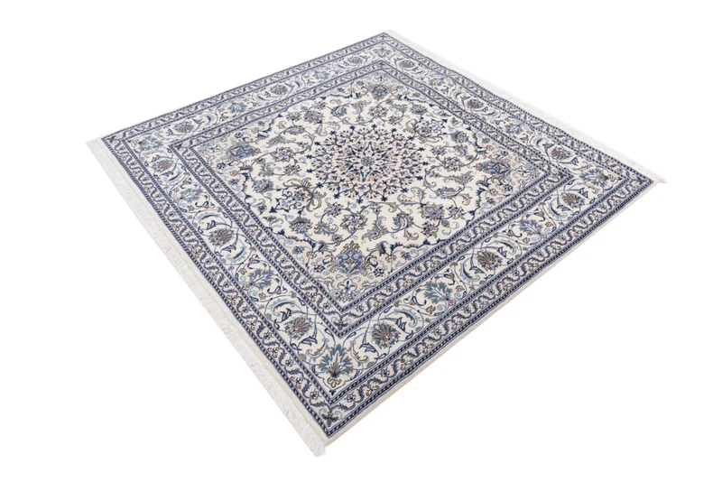 Perserteppich - Nain quadratisch - 197 x 197 cm - creme