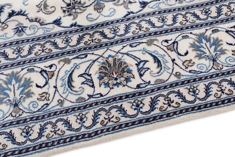 Perserteppich - Nain quadratisch - 197 x 197 cm - creme