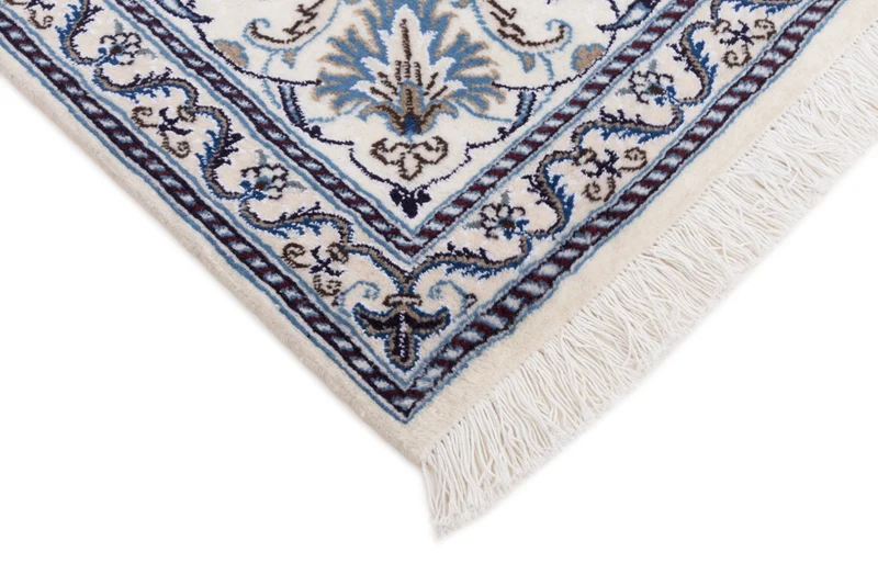 Perserteppich - Nain quadratisch - 197 x 197 cm - creme