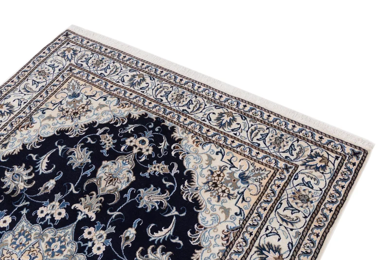 Perserteppich - Nain - 170 x 228 cm - dunkelblau