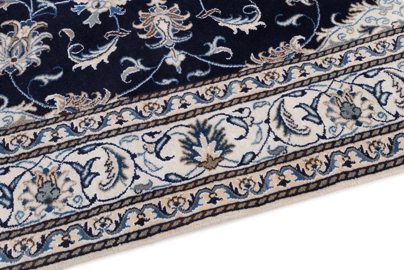 Perserteppich - Nain - 170 x 228 cm - dunkelblau