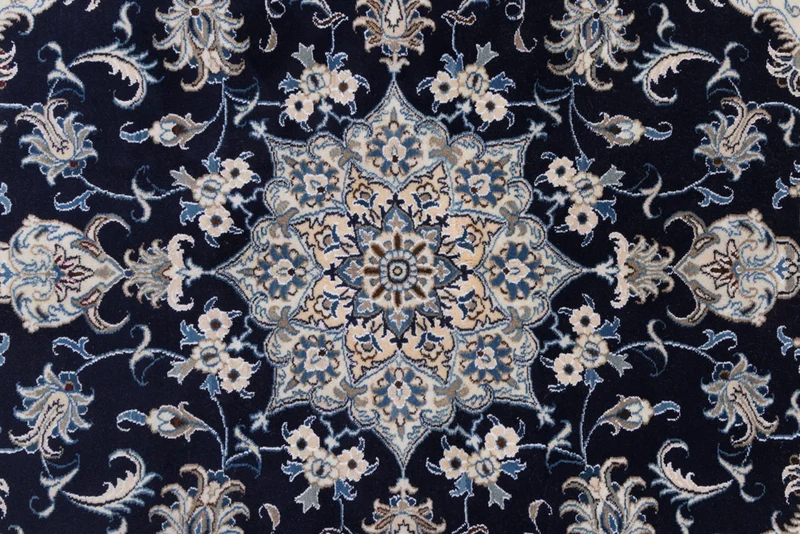 Perserteppich - Nain - 170 x 228 cm - dunkelblau