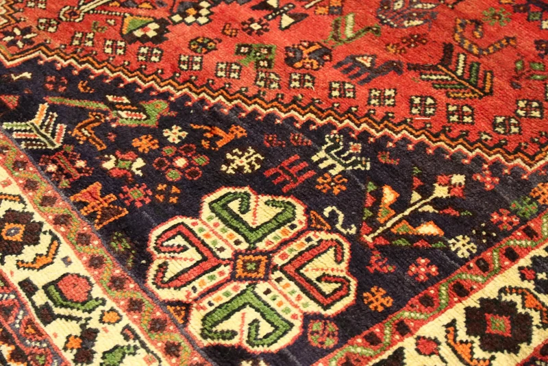 Perserteppich - Nomadic - 212 x 308 cm - rot