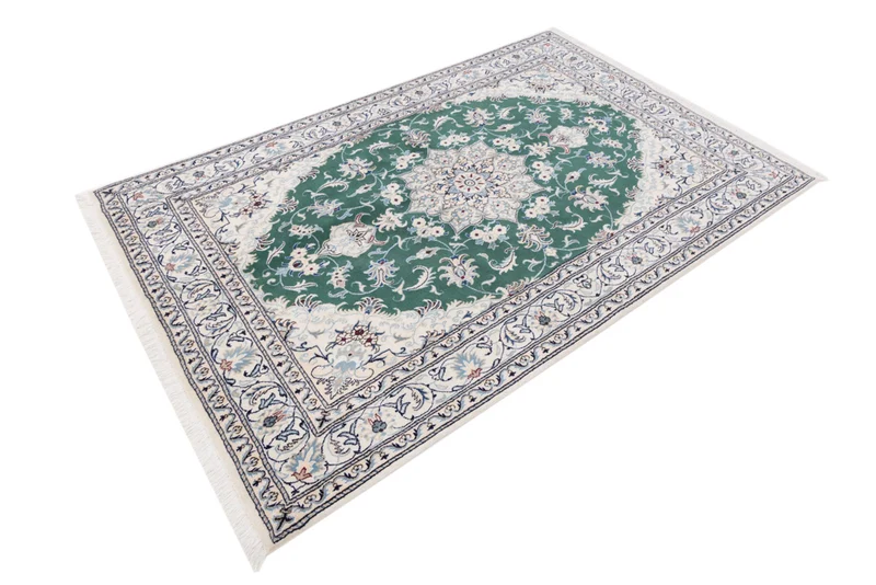 Perserteppich - Nain - 162 x 237 cm - grün