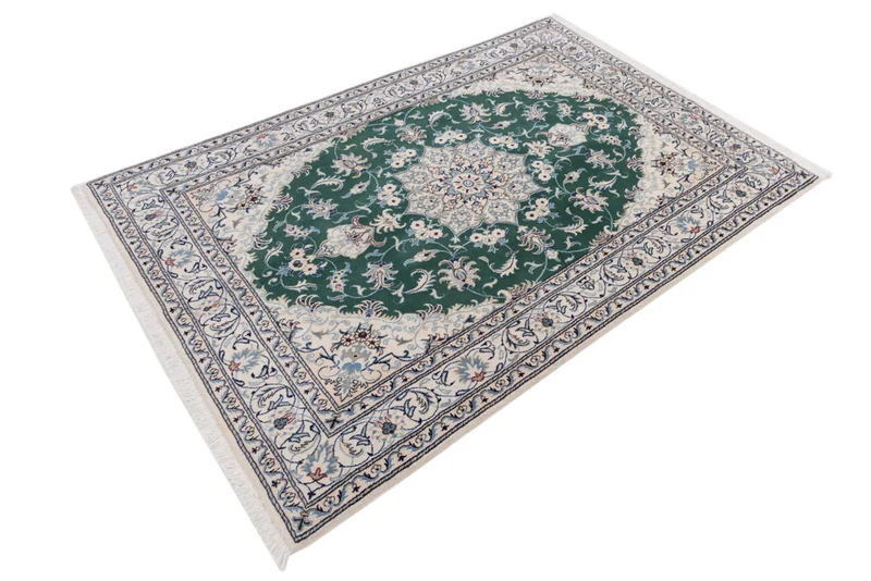 Perserteppich - Nain - 162 x 237 cm - grün