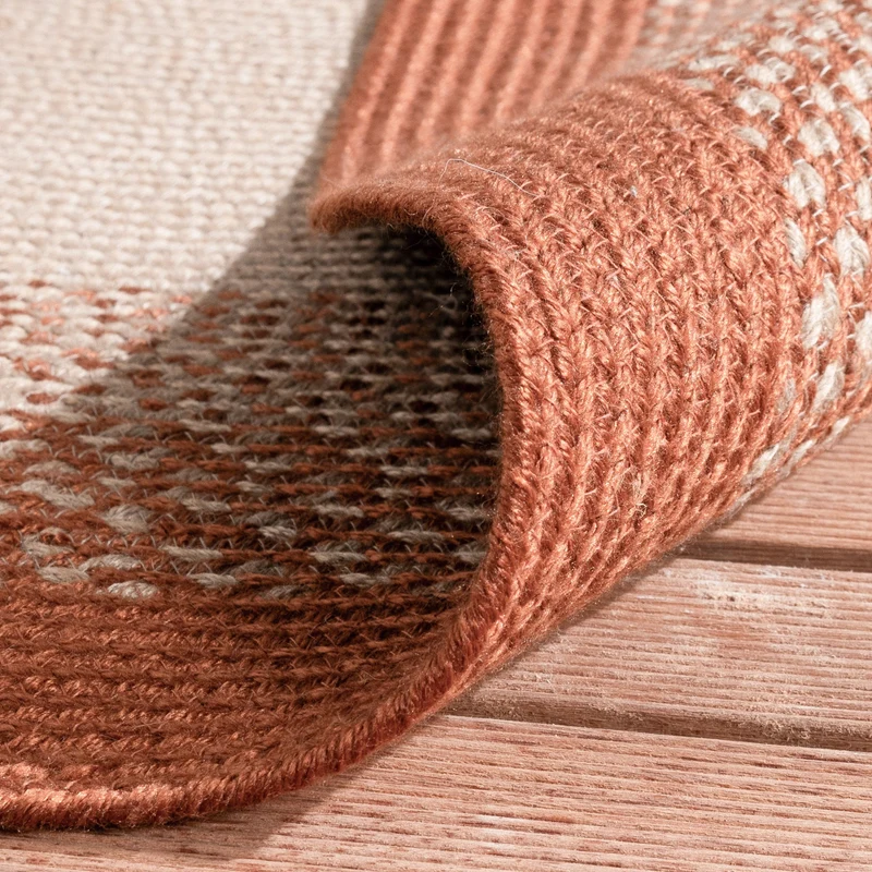 In- & Outdoor Teppich Rund - Florence Terracotta