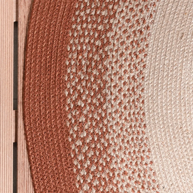 In- & Outdoor Teppich Rund - Florence Terracotta