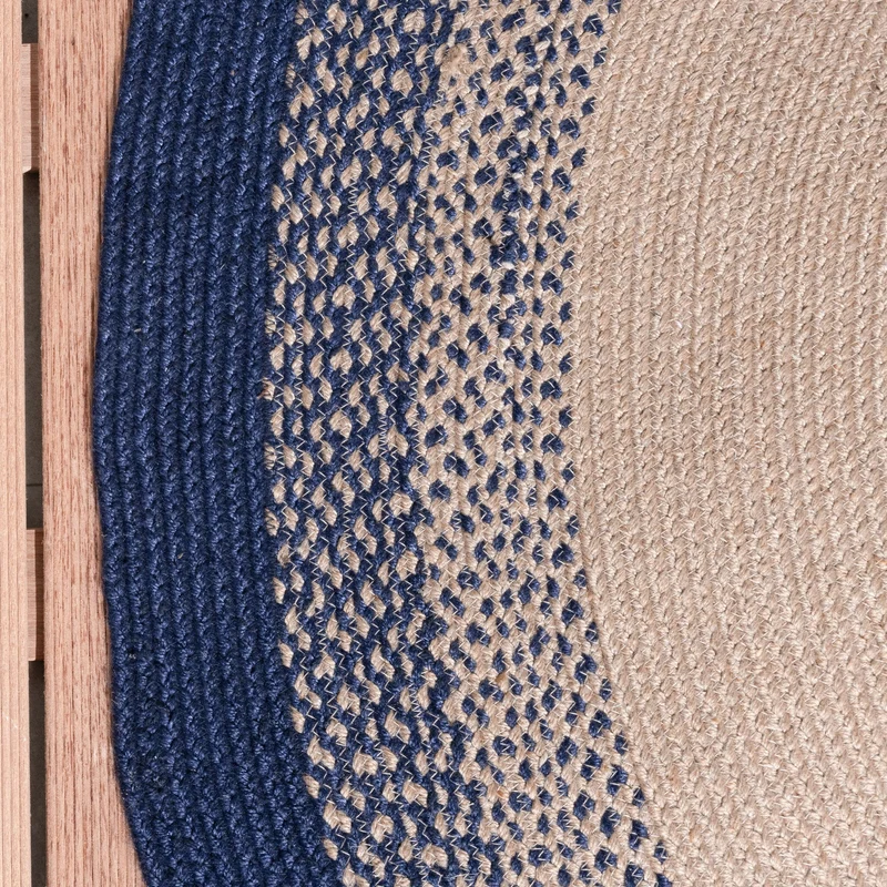 In- & Outdoor Teppich Rund - Florence Blau