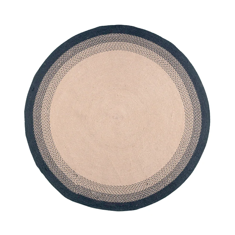 In- & Outdoor Teppich Rund - Florence Schwarz