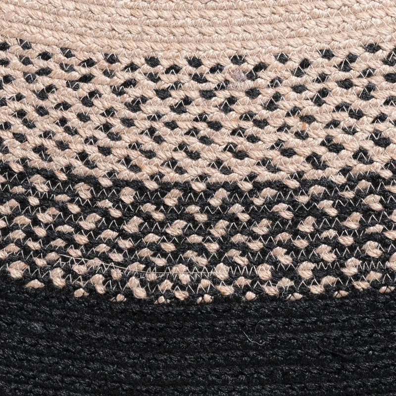 In- & Outdoor Teppich Rund - Florence Schwarz