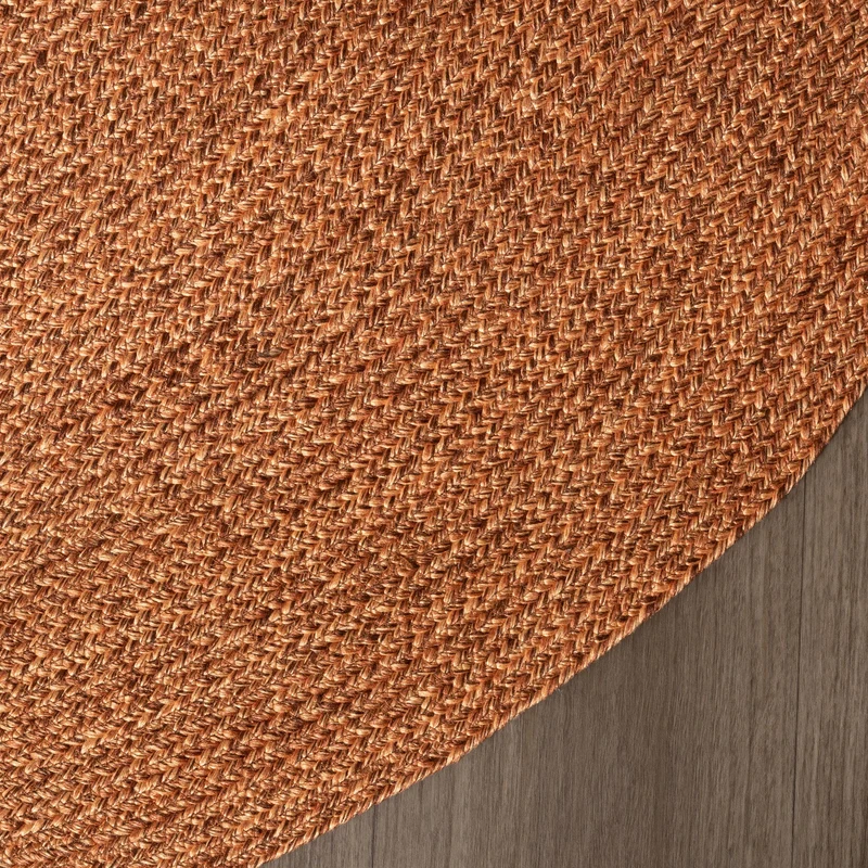In- & Outdoor Jute Teppich Rund - Bali Terra