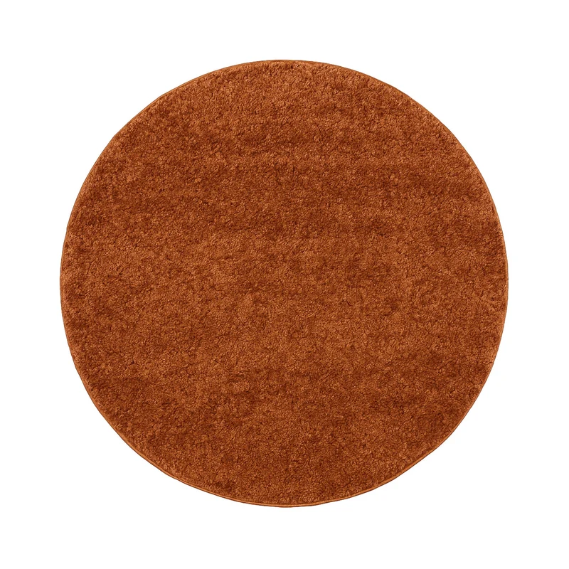 Teppich Hochflor Rund - Wish Terracotta