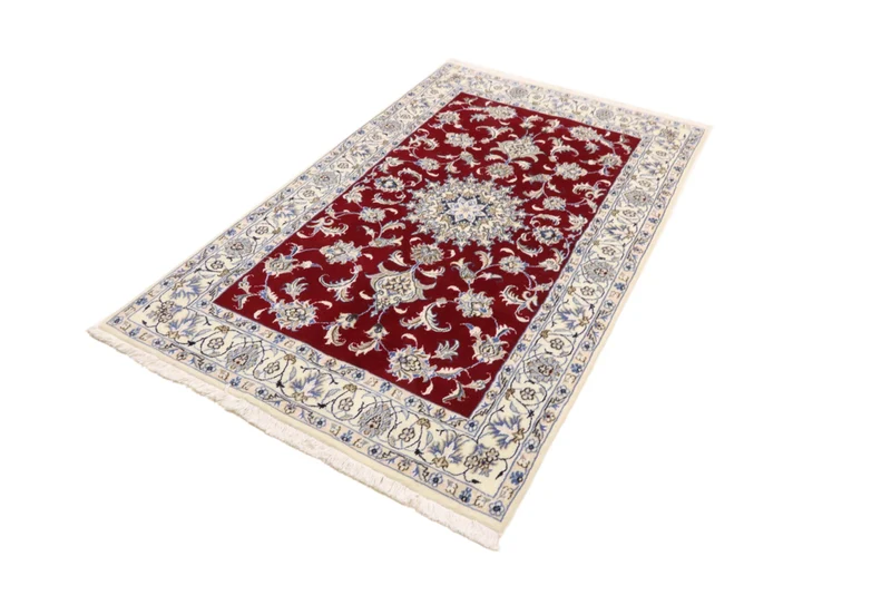 Perserteppich - Nain - 118 x 195 cm - rot