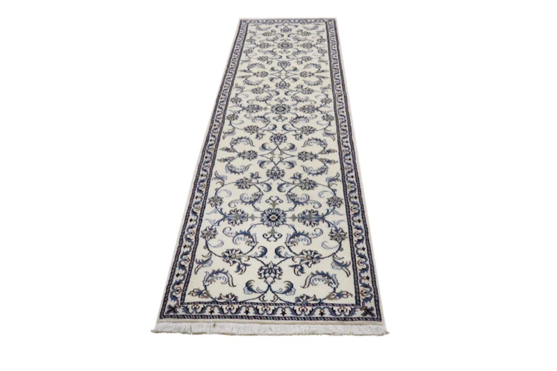 Läufer Perser - Nain - 78 x 293 cm - creme