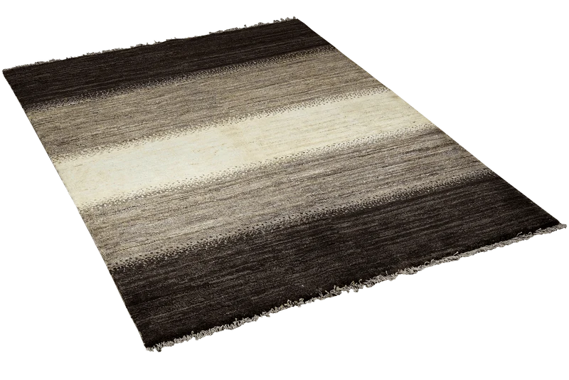 Gabbeh Sonnat · Handgeknüpft – Schwarz, 196x152 cm