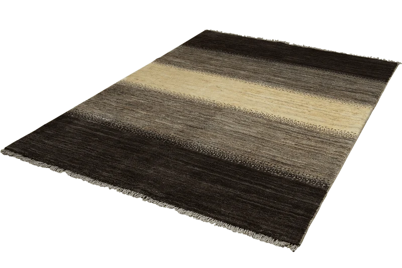 Gabbeh Sonnat · Handgeknüpft – Schwarz, 196x152 cm