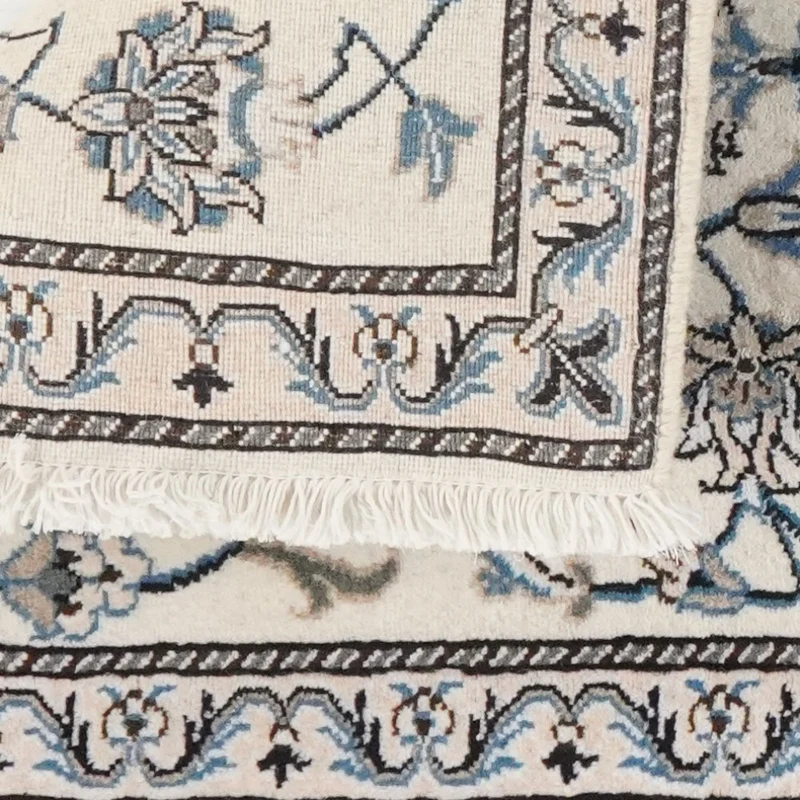Nain 12La · Handgeknüpft – Beige, 142x71 cm