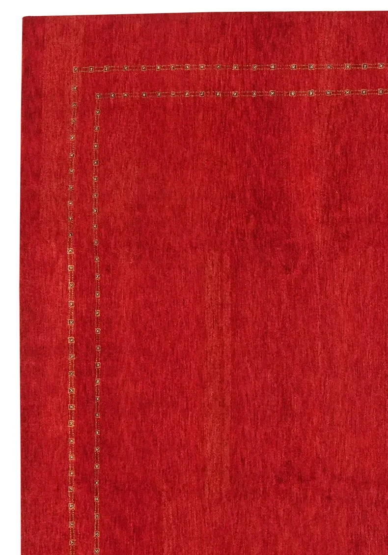 Rizbaf · Handgeknüpft – Rot, 298x198 cm