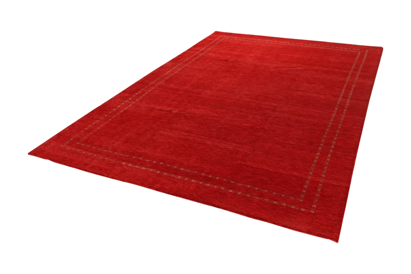 Rizbaf · Handgeknüpft – Rot, 298x198 cm