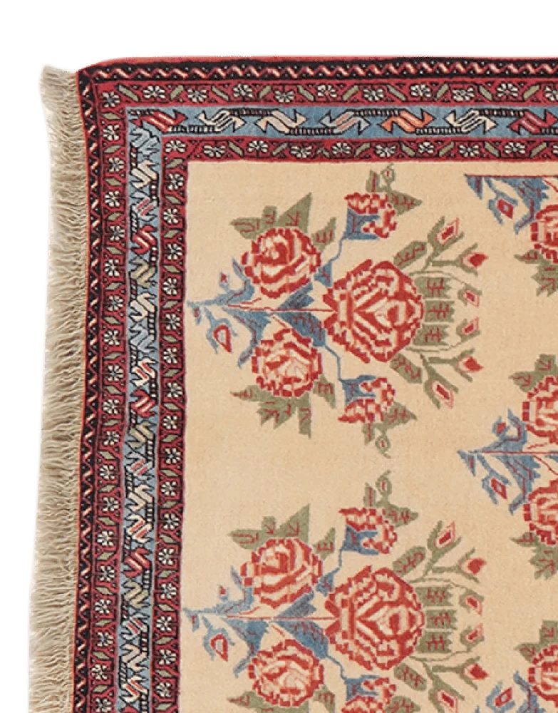 Afshar · Handgeknüpft – Beige, 274x87 cm