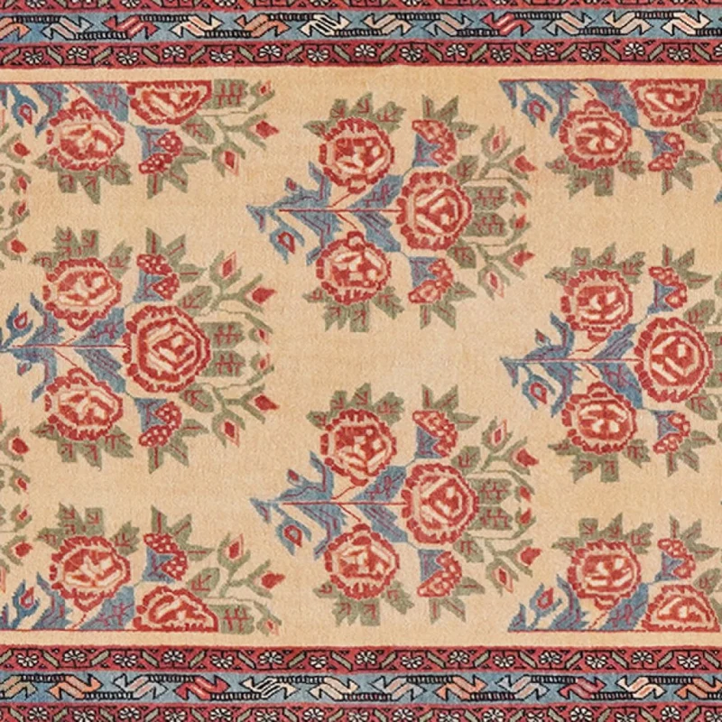 Afshar · Handgeknüpft – Beige, 274x87 cm