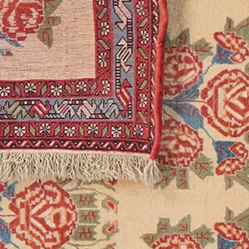 Afshar · Handgeknüpft – Beige, 274x87 cm