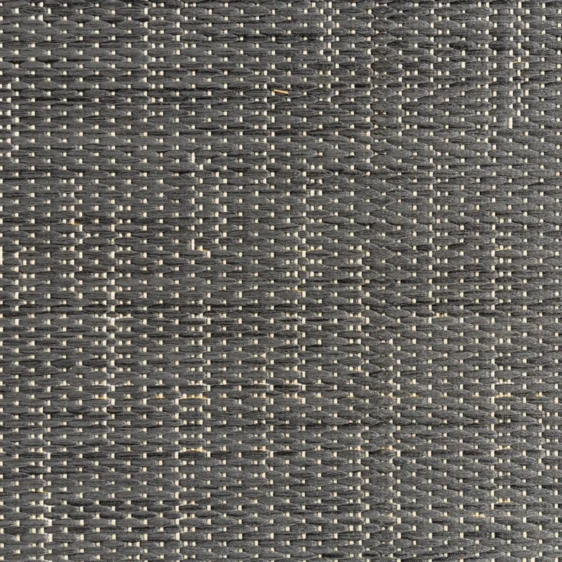 In- & Outdoor Teppich Rund - Malta Melange Schwarz
