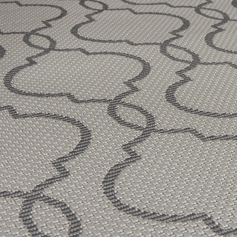 In- & Outdoor Teppich Rund - Floreno Milan Grau Anthrazit