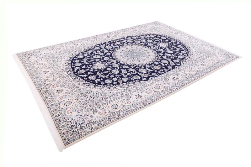Perserteppich - Nain - Premium - 206 x 309 cm - dunkelblau