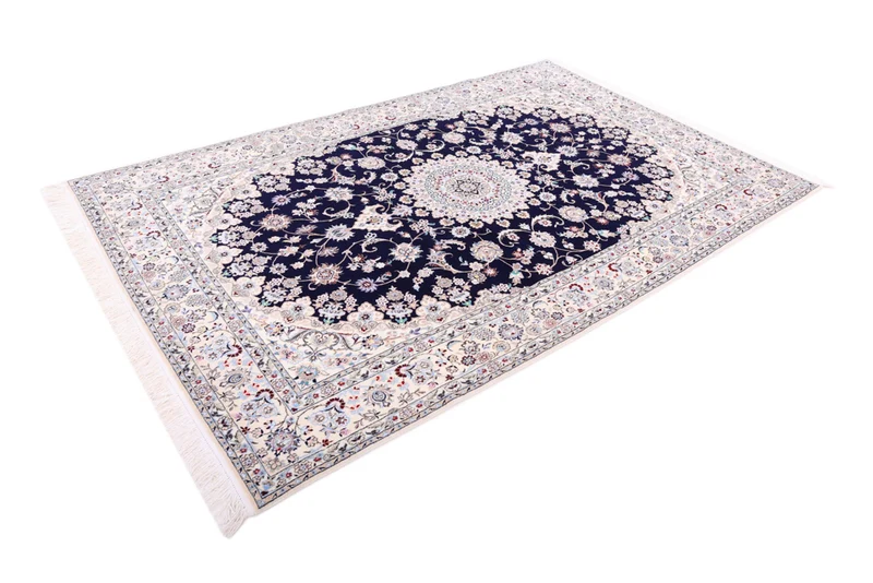 Perserteppich - Nain - Premium - 154 x 240 cm - dunkelblau