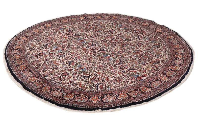 Perserteppich - Bidjar rund - 202 x 205 cm - rost