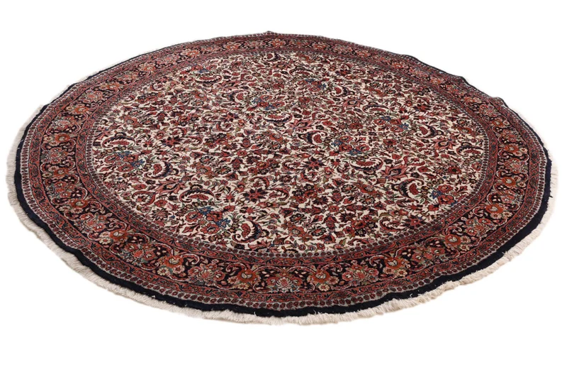 Perserteppich - Bidjar rund - 202 x 205 cm - rost
