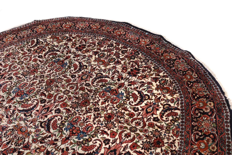 Perserteppich - Bidjar rund - 202 x 205 cm - rost