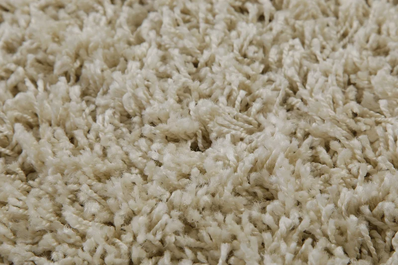 2 für 1 Aktion: Hochflor Teppich Rund Beige "Shaggy Plus" 200 cm