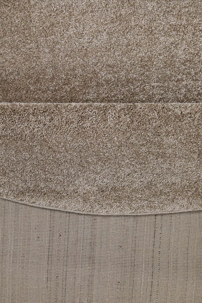 2 für 1 Aktion: Hochflor Teppich Rund Sand Beige "Marietta" 200 cm