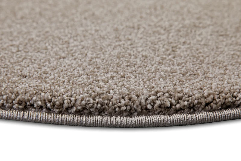 2 für 1 Aktion: Hochflor Teppich Rund Sand Beige "Marietta" 200 cm