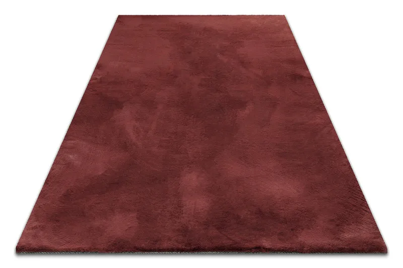Esprit Teppich Bordeaux Rot und sehr flauschig Hochflor "Alice"