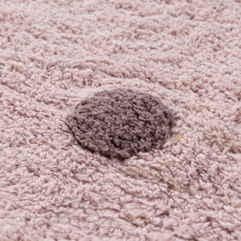 Teppich Kinderzimmer Rund - Lou Dots Lila