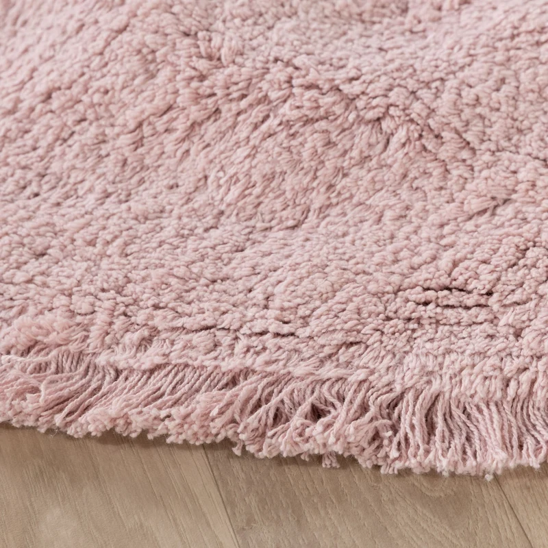 Teppich Kinderzimmer Rund - Lou Dots Lila