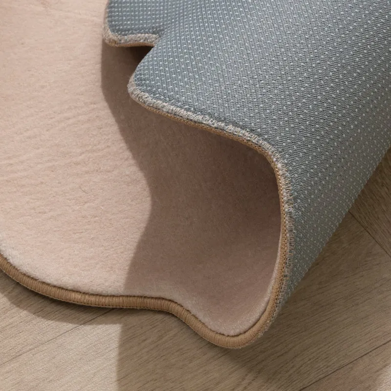 Teppich Kinderzimmer Rund - Cloudy Dots Beige