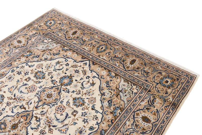 Perserteppich - Keshan - 198 x 330 cm - creme
