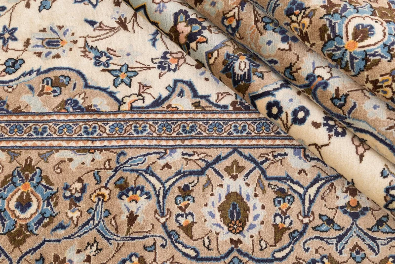 Perserteppich - Keshan - 198 x 330 cm - creme