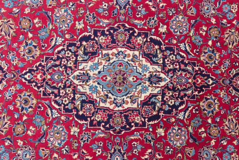 Perserteppich - Keshan - 205 x 317 cm - rot