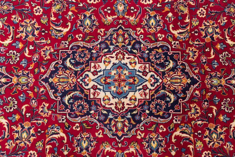Perserteppich - Keshan - 200 x 322 cm - rot