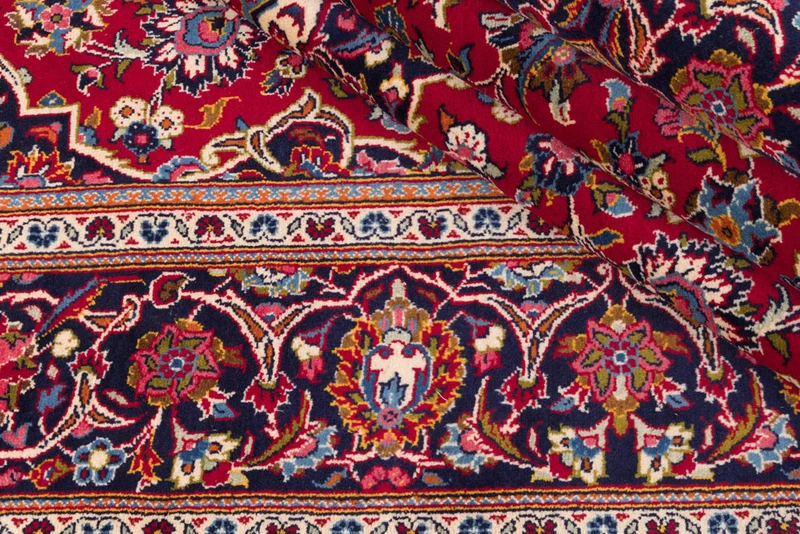 Perserteppich - Keshan - 200 x 315 cm - rot