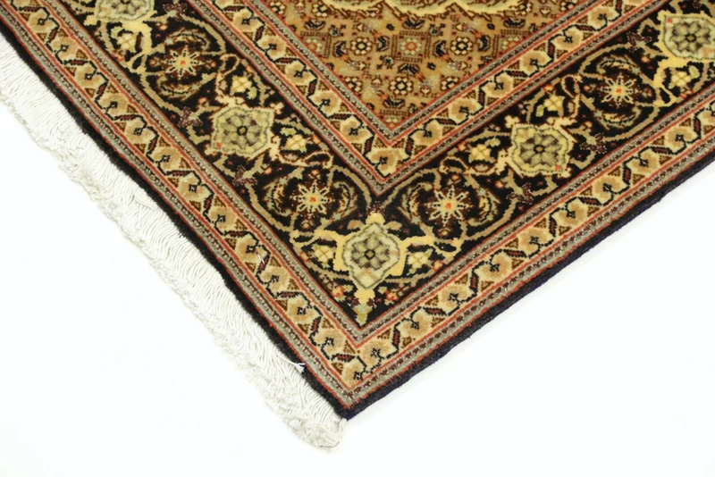 Perserteppich - Täbriz - Royal - 101 x 148 cm - dunkelbeige