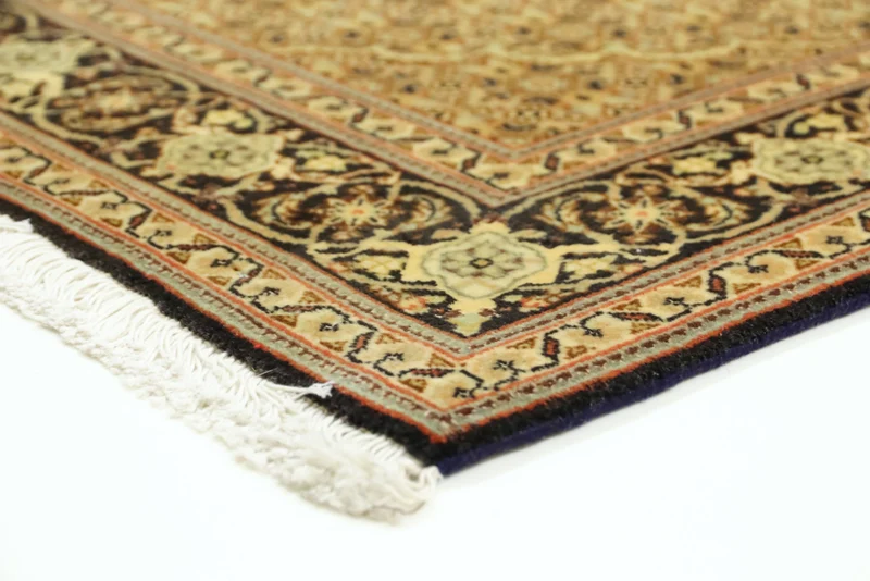Perserteppich - Täbriz - Royal - 101 x 148 cm - dunkelbeige